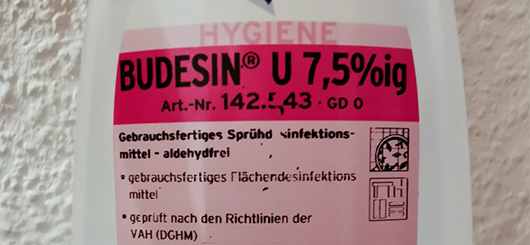 Flächendesinfektion für die Bahnhofsmission Flächendesinfektion für die Bahnhofsmission